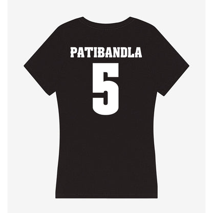 Wisconsin - NCAA Women's Basketball : Leena Patibandla - Classic Shersey Women's V-Neck T-Shirt-1