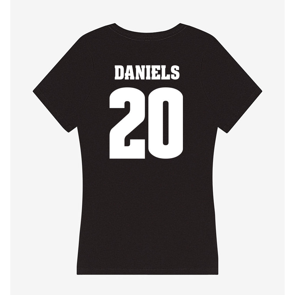 Wisconsin - NCAA Women's Basketball : Kyrah Daniels - Classic Shersey Women's V-Neck T-Shirt-1