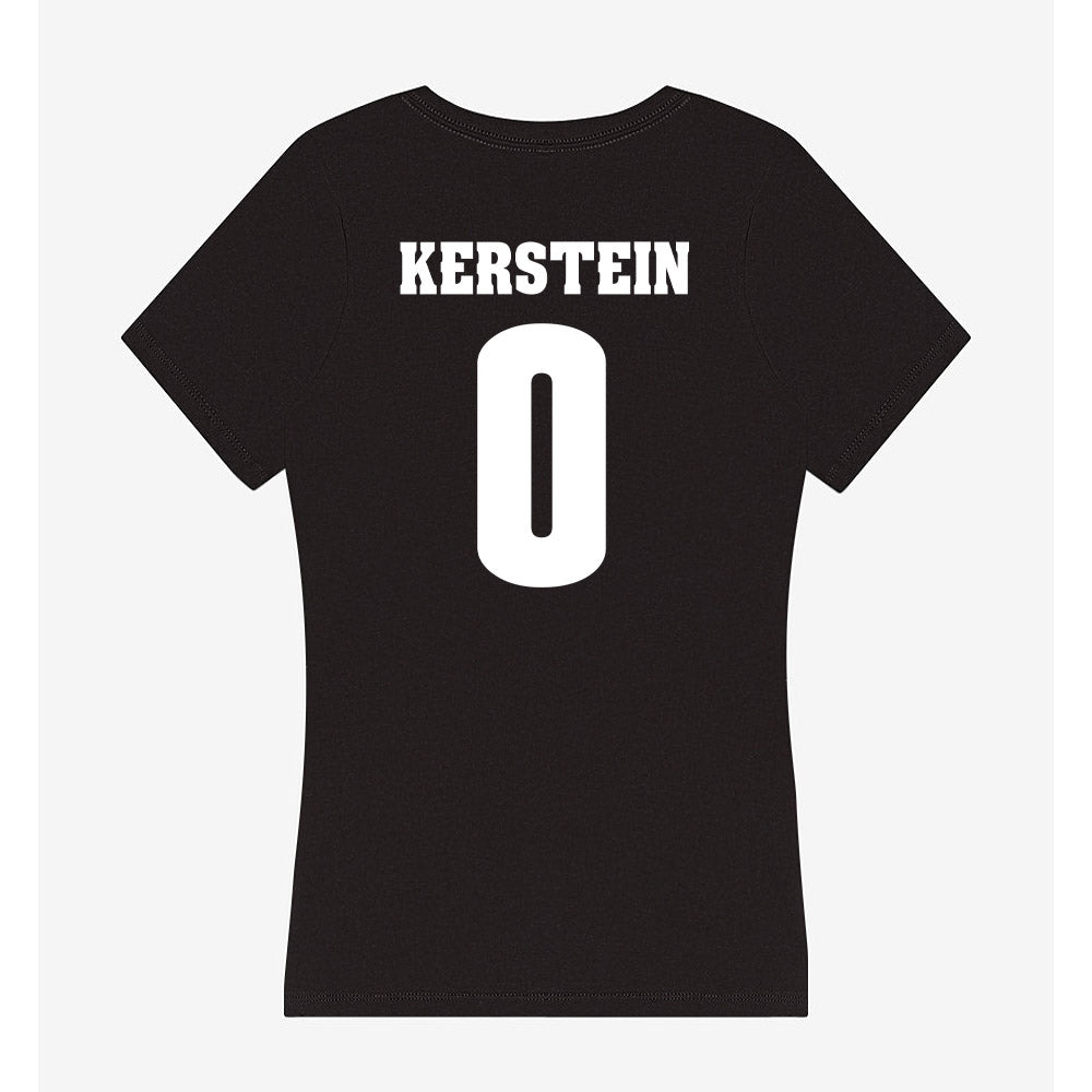 Wisconsin - NCAA Women's Basketball : Nikki Kerstein - Classic Shersey Women's V-Neck T-Shirt-1