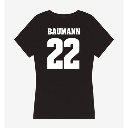 Wisconsin - NCAA Women's Soccer : Jenna Baumann - Classic Shersey Women's V-Neck T-Shirt-1