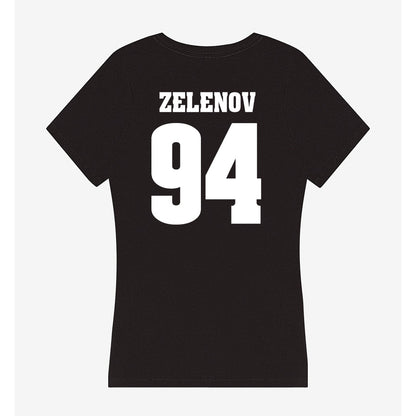 Wisconsin - NCAA Men's Ice Hockey : Vasily Zelenov - Classic Shersey Women's V-Neck T-Shirt-1
