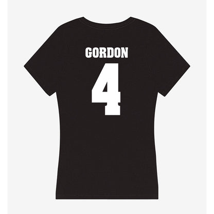 Wisconsin - NCAA Women's Soccer : Taylor Gordon - Classic Shersey Women's V-Neck T-Shirt-1