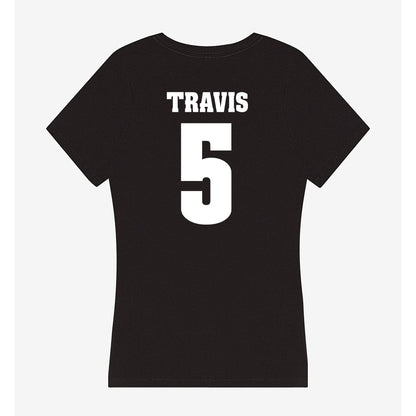 Wisconsin - NCAA Women's Volleyball : Eva Travis - Classic Shersey Women's V-Neck T-Shirt-1