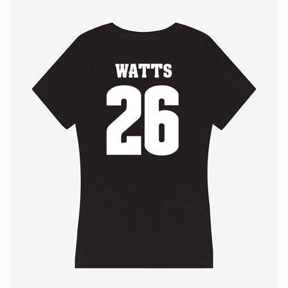 Wisconsin - NCAA Football : Kahni Watts - Classic Shersey Women's V-Neck T-Shirt-1