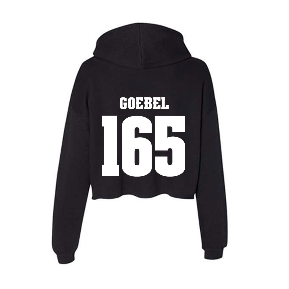 Wisconsin - NCAA Wrestling : Cody Goebel - Classic Shersey Women's Crop Fleece Hoodie-1