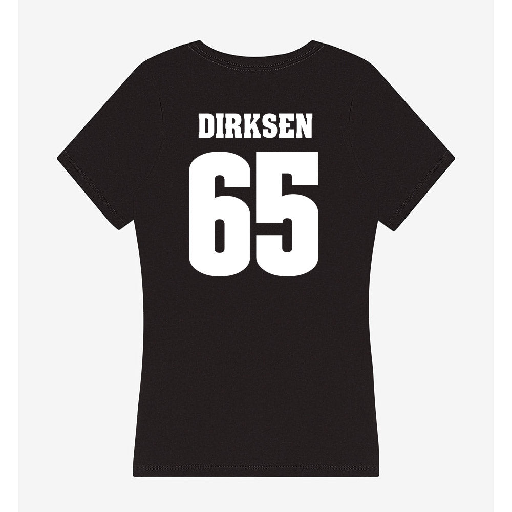 Wisconsin - NCAA Football : Aiden Dirksen - Classic Shersey Women's V-Neck T-Shirt-1
