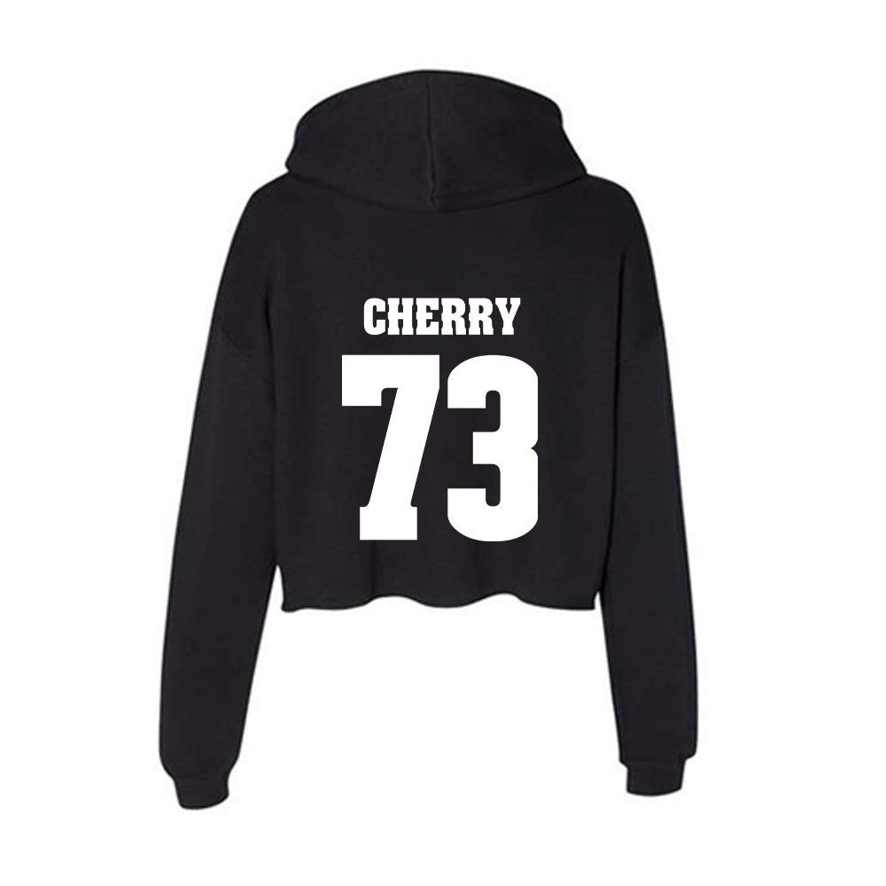 Wisconsin - NCAA Football : Blake Cherry - Classic Shersey Women's Crop Fleece Hooded Sweatshirt-1