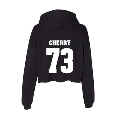 Wisconsin - NCAA Football : Blake Cherry - Classic Shersey Women's Crop Fleece Hooded Sweatshirt-1