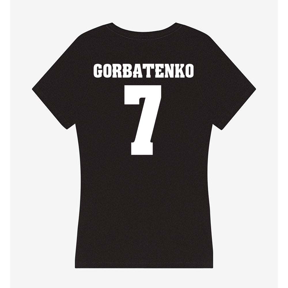 Wisconsin - NCAA Women's Ice Hockey : Kelly Gorbatenko - Classic Shersey Women's V-Neck T-Shirt-1