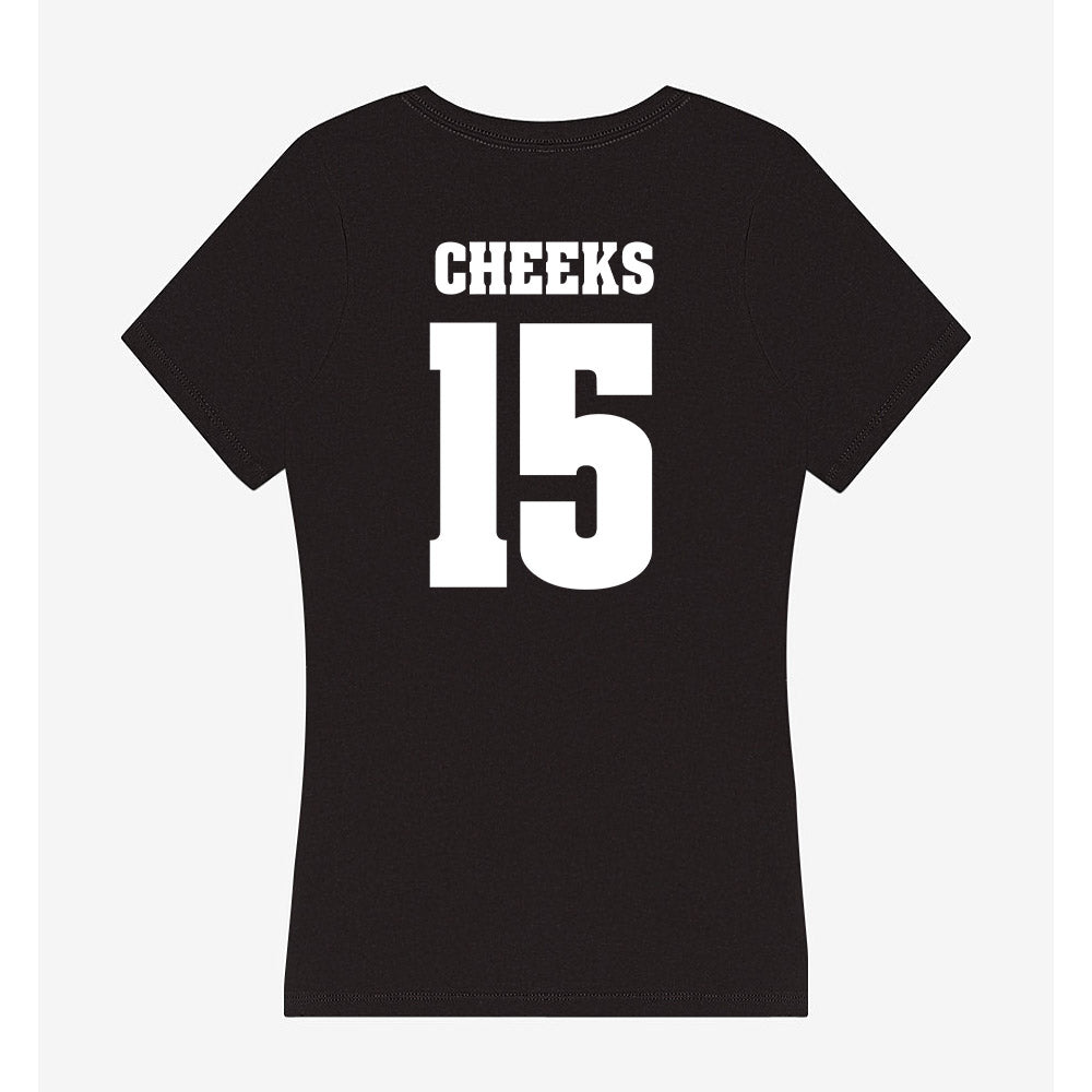 Wisconsin - NCAA Football : Sebastian Cheeks - Classic Shersey Women's V-Neck T-Shirt-1