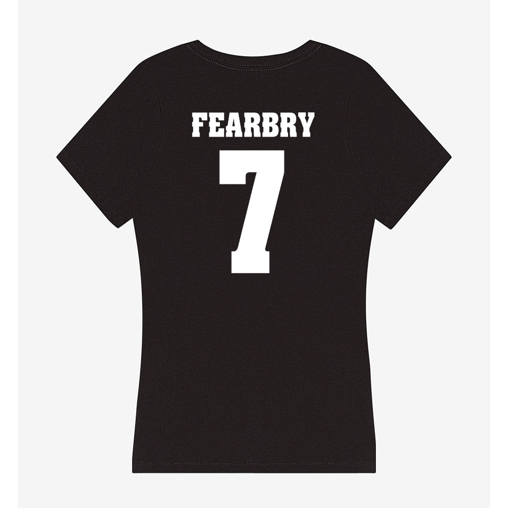 Wisconsin - NCAA Football : Tyreese Fearbry - Classic Shersey Women's V-Neck T-Shirt-1