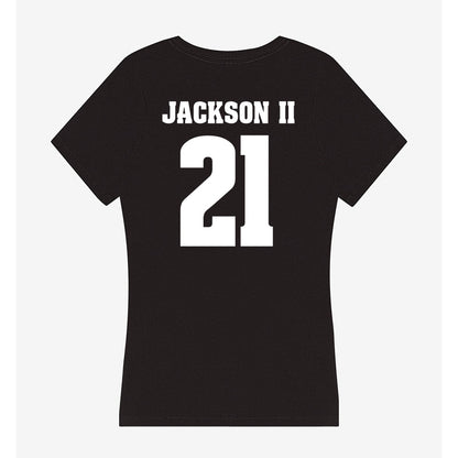 Wisconsin - NCAA Football : Bryan Jackson II - Classic Shersey Women's V-Neck T-Shirt-1