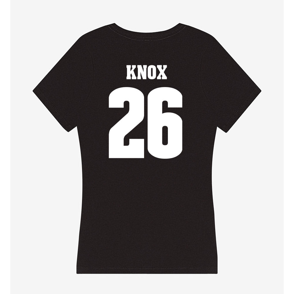 Wisconsin - NCAA Men's Ice Hockey : Weston Knox - Classic Shersey Women's V-Neck T-Shirt-1
