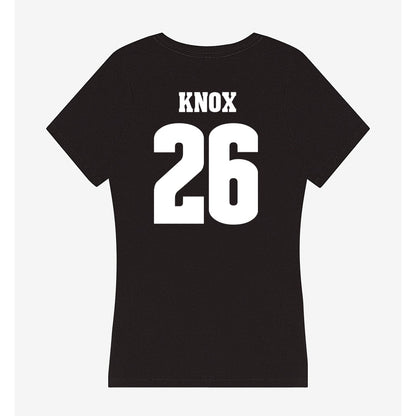 Wisconsin - NCAA Men's Ice Hockey : Weston Knox - Classic Shersey Women's V-Neck T-Shirt-1