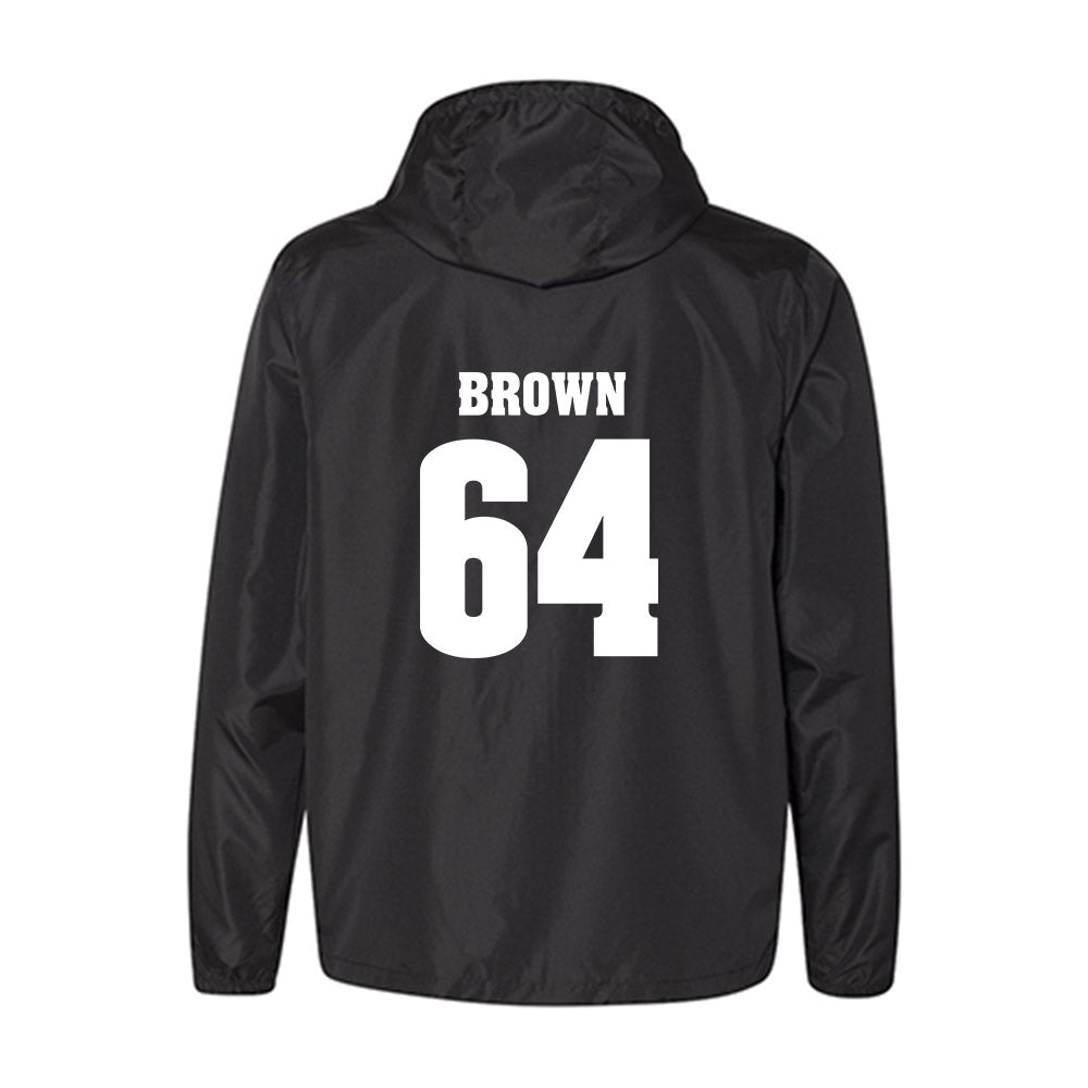 Wisconsin - NCAA Football : Evan Brown - Classic Shersey Windbreaker-1