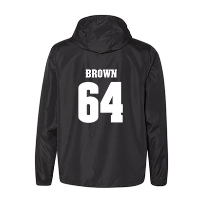 Wisconsin - NCAA Football : Evan Brown - Classic Shersey Windbreaker-1