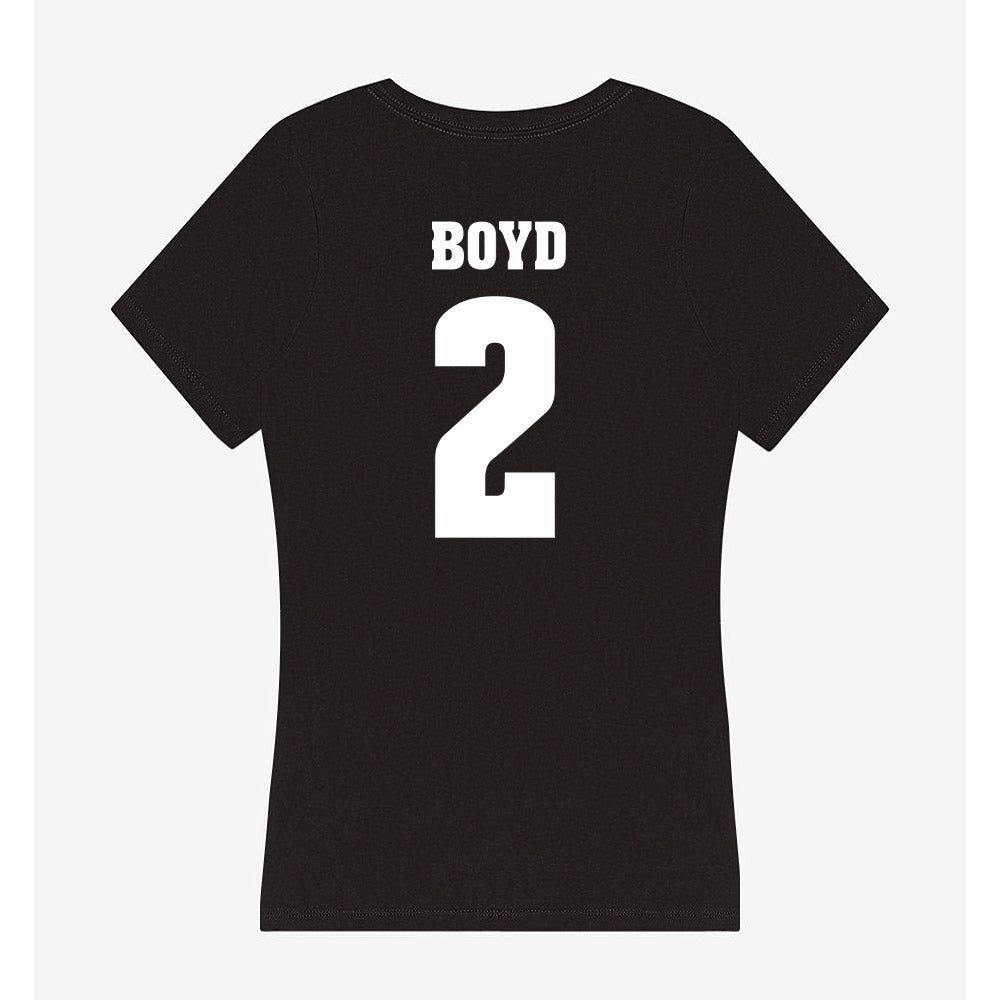 Wisconsin - NCAA Men's Basketball : Nick Boyd - Classic Shersey Women's V-Neck T-Shirt-1