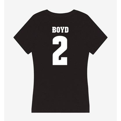 Wisconsin - NCAA Men's Basketball : Nick Boyd - Classic Shersey Women's V-Neck T-Shirt-1