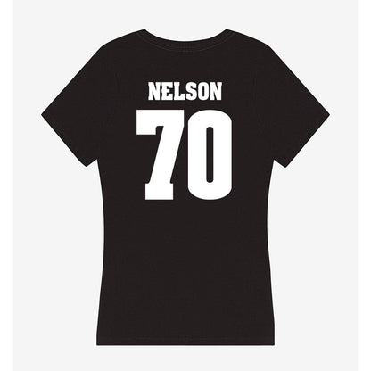 Wisconsin - NCAA Football : Barrett Nelson - Classic Shersey Women's V-Neck T-Shirt-1