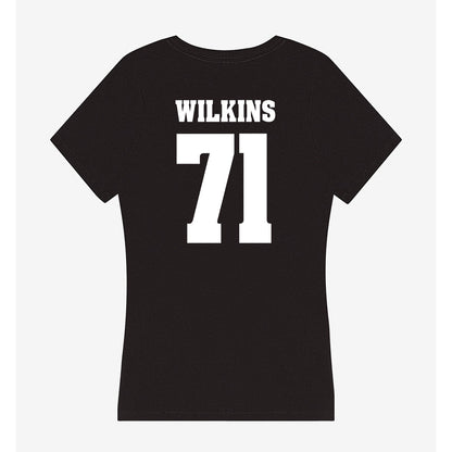 Wisconsin - NCAA Football : Pj Wilkins - Classic Shersey Women's V-Neck T-Shirt-1