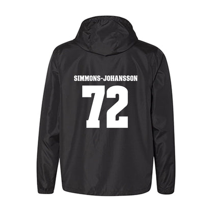 Wisconsin - NCAA Football : Lucas Simmons-Johansson - Classic Shersey Windbreaker-1