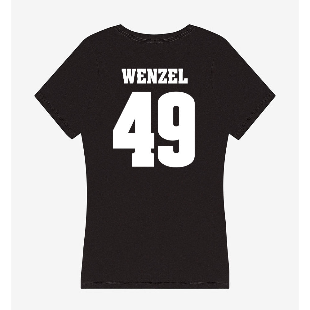 Wisconsin - NCAA Football : Ben Wenzel - Classic Shersey Women's V-Neck T-Shirt-1