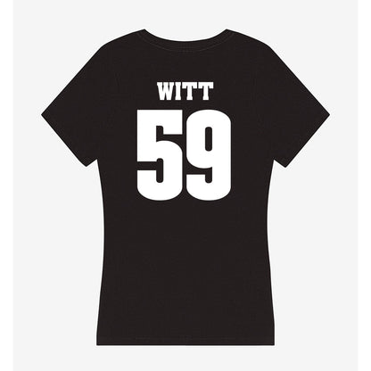 Wisconsin - NCAA Football : Aaron Witt - Classic Shersey Women's V-Neck T-Shirt-1