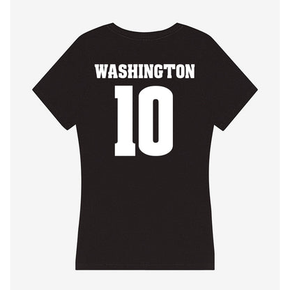 Wisconsin - NCAA Football : Jahmare Washington - Classic Shersey Women's V-Neck T-Shirt-1