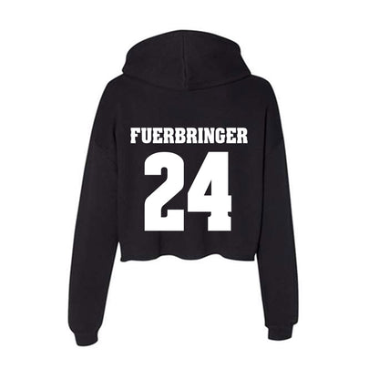 Wisconsin - NCAA Women's Volleyball : Charlie Fuerbringer - Classic Shersey Women's Crop Fleece Hoodie-1