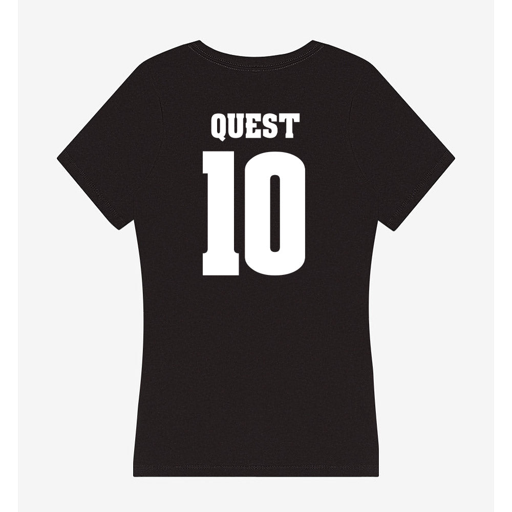 Wisconsin - NCAA Women's Volleyball : Madison Quest - Classic Shersey Women's V-Neck T-Shirt-1