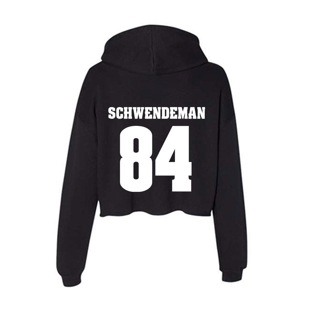 Wisconsin - NCAA Football : Ryan Schwendeman - Classic Shersey Women's Crop Fleece Hoodie-1