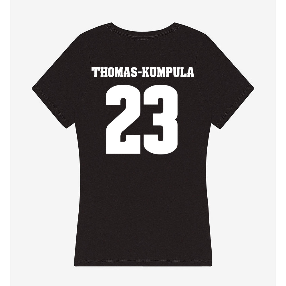 Wisconsin - NCAA Football : Davion Thomas-Kumpula - Classic Shersey Women's V-Neck T-Shirt-1