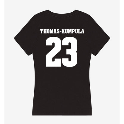 Wisconsin - NCAA Football : Davion Thomas-Kumpula - Classic Shersey Women's V-Neck T-Shirt-1