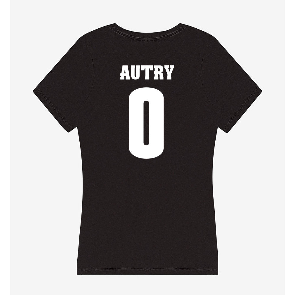 Wisconsin - NCAA Men's Basketball : Trey Autry - Classic Shersey Women's V-Neck T-Shirt-1
