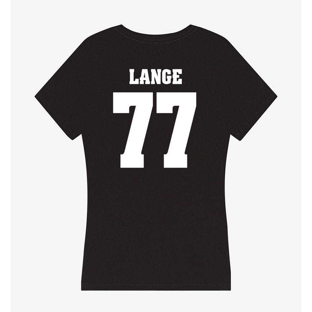 Wisconsin - NCAA Football : Peyton Lange - Classic Shersey Women's V-Neck T-Shirt-1