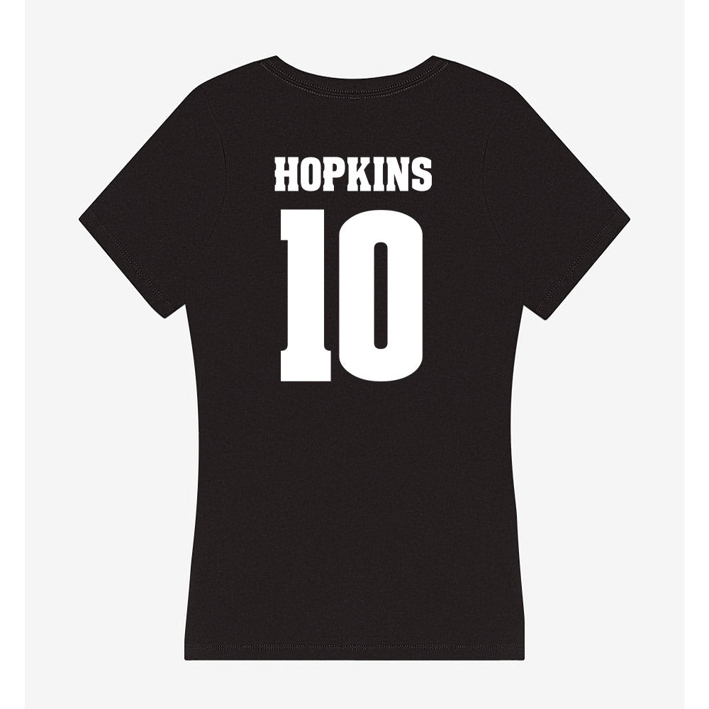 Wisconsin - NCAA Football : Ryan Hopkins - Classic Shersey Women's V-Neck T-Shirt-1