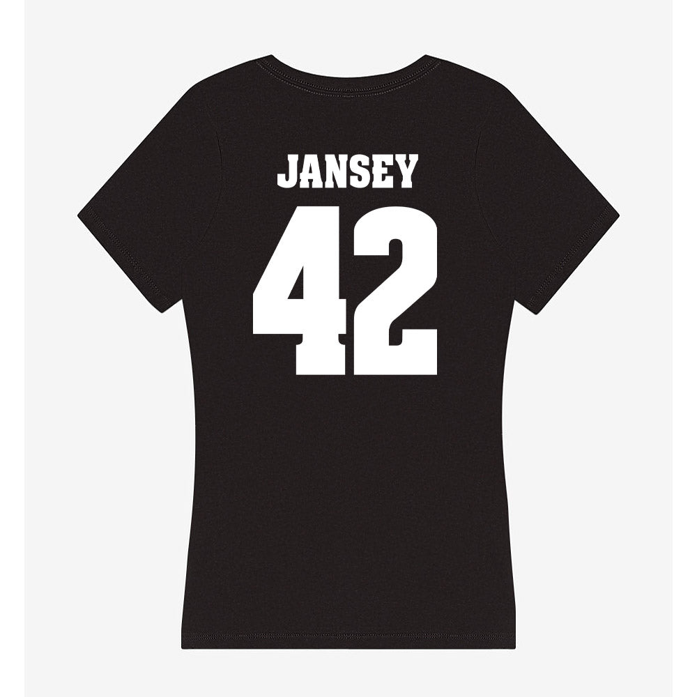 Wisconsin - NCAA Football : Tyler Jansey - Classic Shersey Women's V-Neck T-Shirt-1