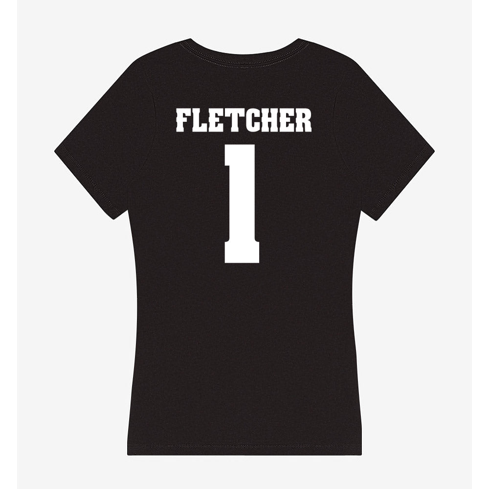 Wisconsin - NCAA Football : Eric Fletcher - Classic Shersey Women's V-Neck T-Shirt-1
