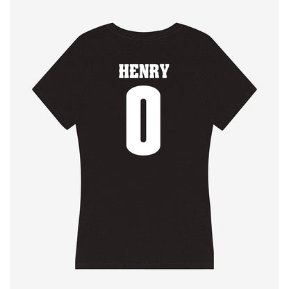 Wisconsin - NCAA Football : Tyrell Henry - Classic Shersey Women's V-Neck T-Shirt-1