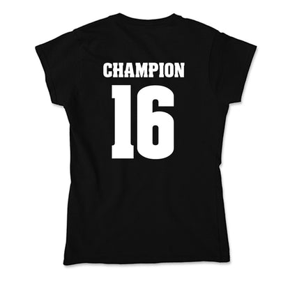 Wisconsin - NCAA Women's Volleyball : Decelise Champion - Classic Shersey Soft Style Women’s T-Shirt-1