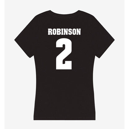 Wisconsin - NCAA Football : Javan Robinson - Classic Shersey Women's V-Neck T-Shirt-1