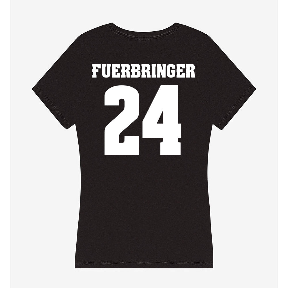 Wisconsin - NCAA Women's Volleyball : Charlie Fuerbringer - Classic Shersey Women's V-Neck T-Shirt-1