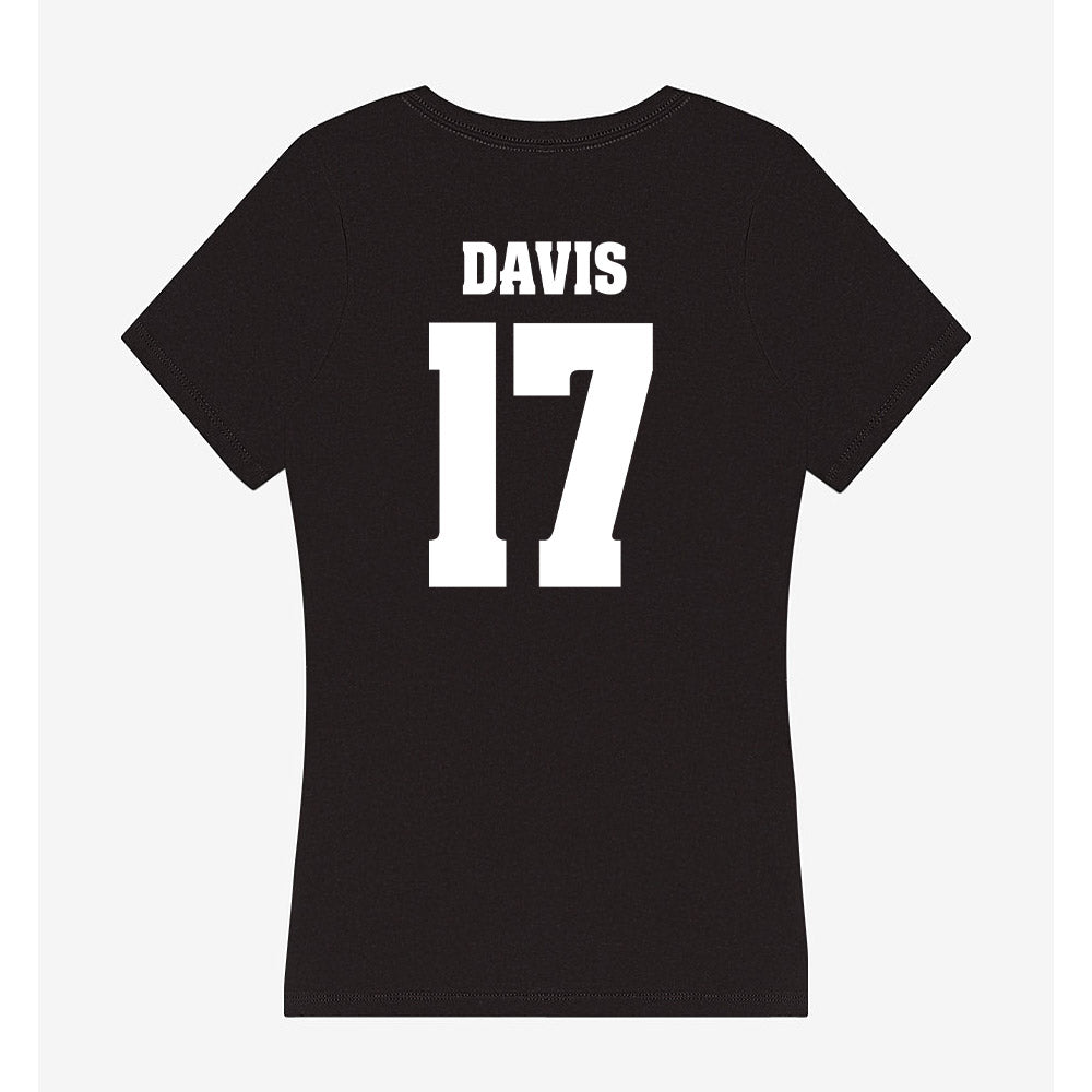 Wisconsin - NCAA Football : Nizyi Davis - Classic Shersey Women's V-Neck T-Shirt-1