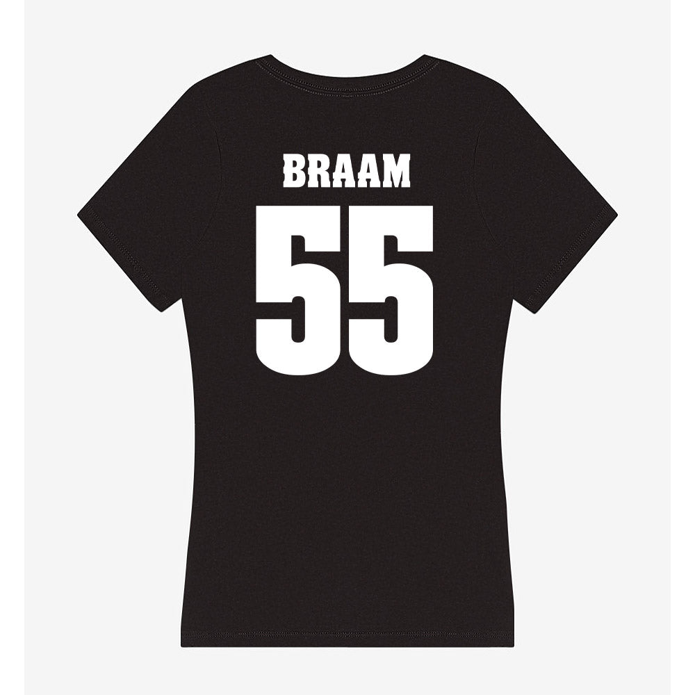 Wisconsin - NCAA Football : Drew Braam - Classic Shersey Women's V-Neck T-Shirt-1
