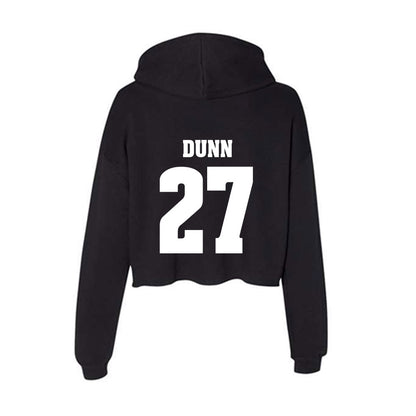 Wisconsin - NCAA Football : Raphael Dunn - Classic Shersey Women's Crop Fleece Hoodie-1