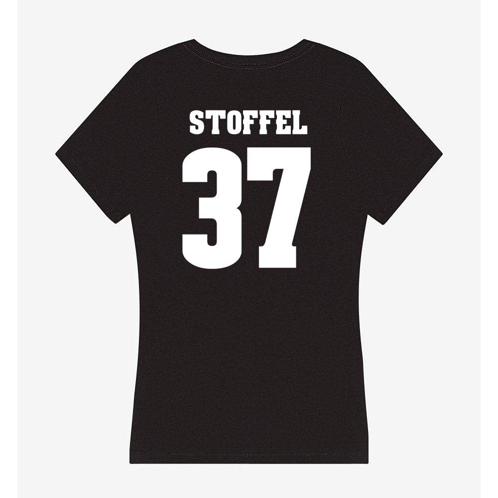 Wisconsin - NCAA Football : Treve Stoffel - Classic Shersey Women's V-Neck T-Shirt-1