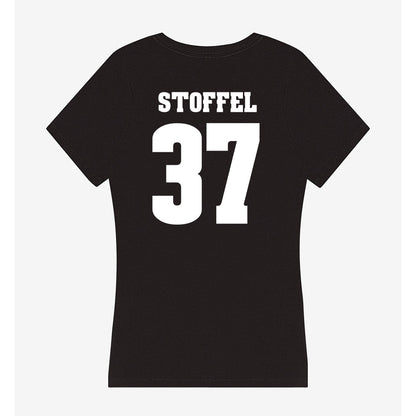 Wisconsin - NCAA Football : Treve Stoffel - Classic Shersey Women's V-Neck T-Shirt-1