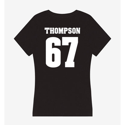 Wisconsin - NCAA Women's Volleyball : Halle Thompson - Classic Shersey Women's V-Neck T-Shirt-1