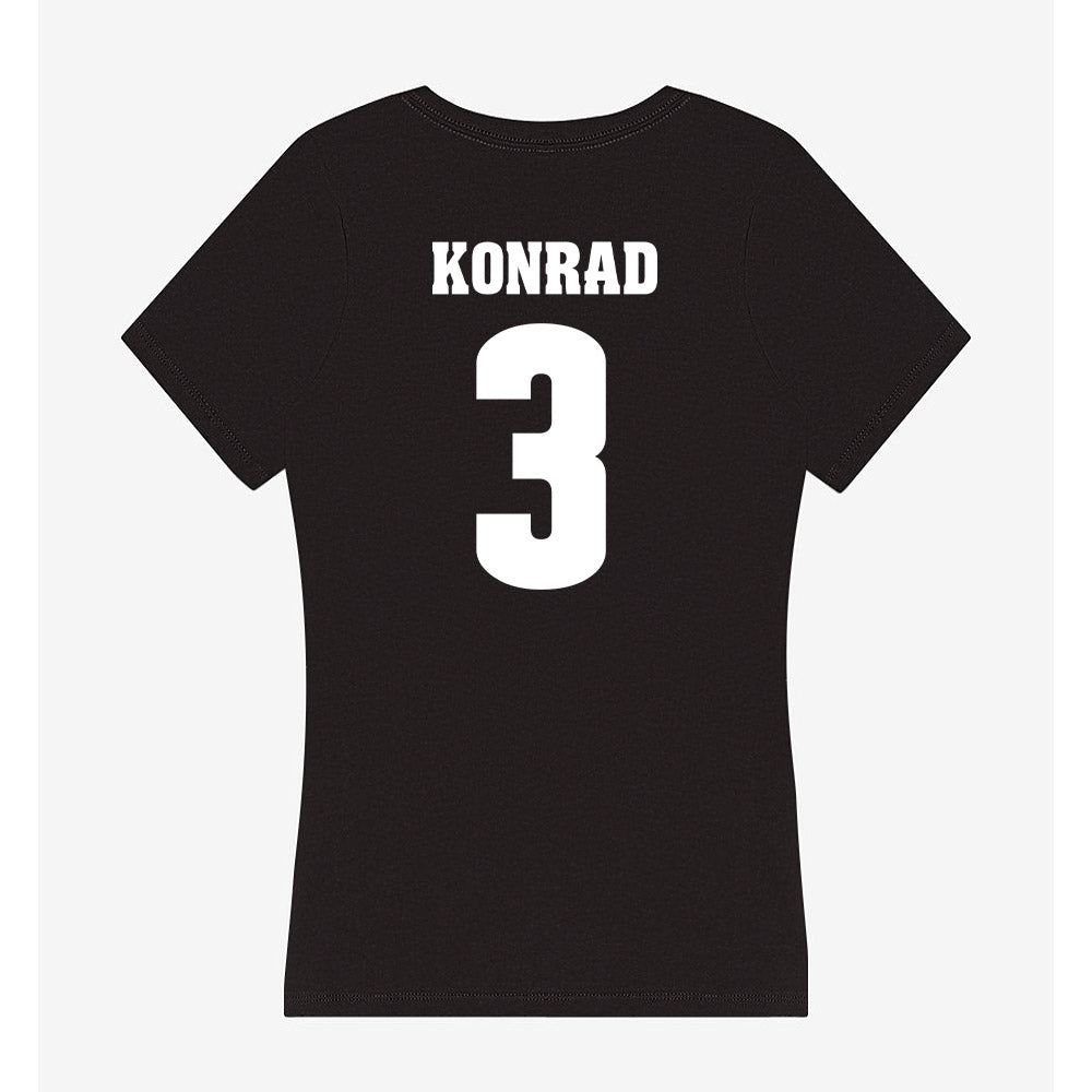 Wisconsin - NCAA Women's Volleyball : Alyssa Konrad - Classic Shersey Women's V-Neck T-Shirt-1