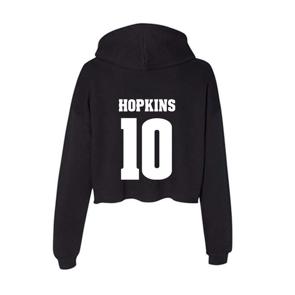 Wisconsin - NCAA Football : Ryan Hopkins - Classic Shersey Women's Crop Fleece Hoodie-1